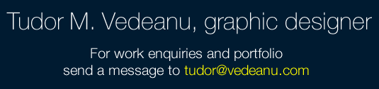 Tudor M. Vedeanu, graphic designer